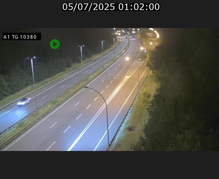 Traffic live webcam Luxembourg Senningerberg - A1 direction Luxembourg Kirchberg - BK 10.3