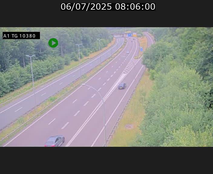 Traffic live webcam Luxembourg Senningerberg - A1 direction Luxembourg Kirchberg - BK 10.3