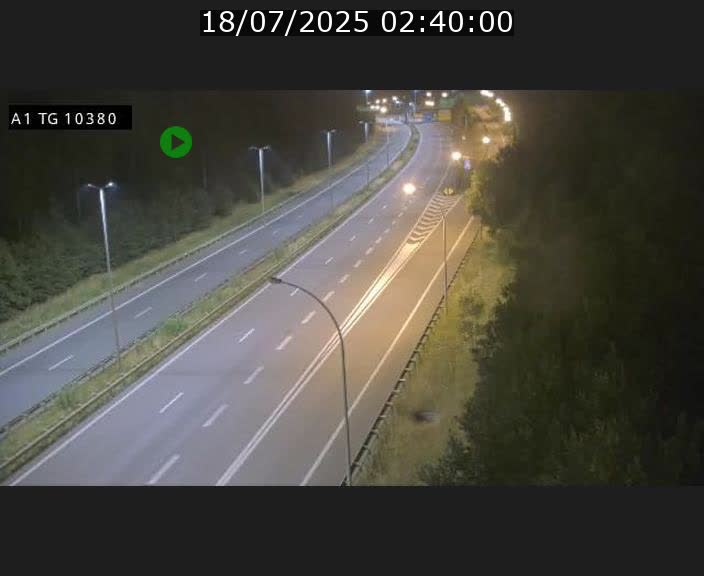 Traffic live webcam Luxembourg Senningerberg - A1 direction Luxembourg Kirchberg - BK 10.3