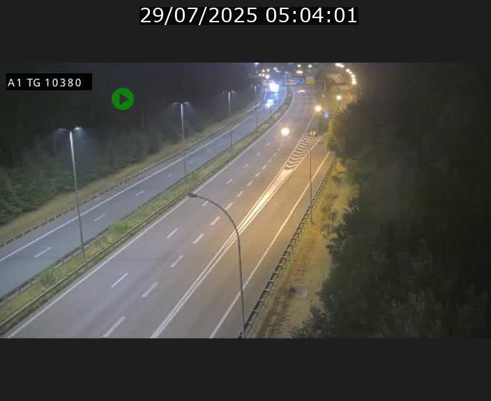 Traffic live webcam Luxembourg Senningerberg - A1 direction Luxembourg Kirchberg - BK 10.3
