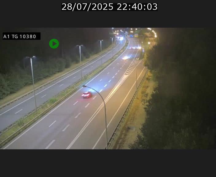 Traffic live webcam Luxembourg Senningerberg - A1 direction Luxembourg Kirchberg - BK 10.3