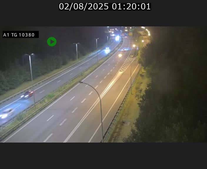 Traffic live webcam Luxembourg Senningerberg - A1 direction Luxembourg Kirchberg - BK 10.3