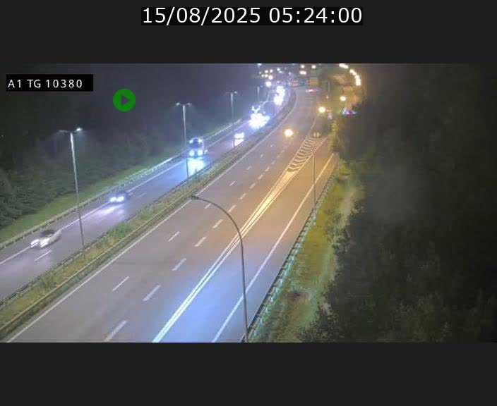 Traffic live webcam Luxembourg Senningerberg - A1 direction Luxembourg Kirchberg - BK 10.3