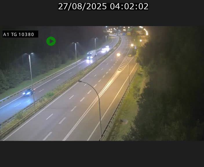 Traffic live webcam Luxembourg Senningerberg - A1 direction Luxembourg Kirchberg - BK 10.3