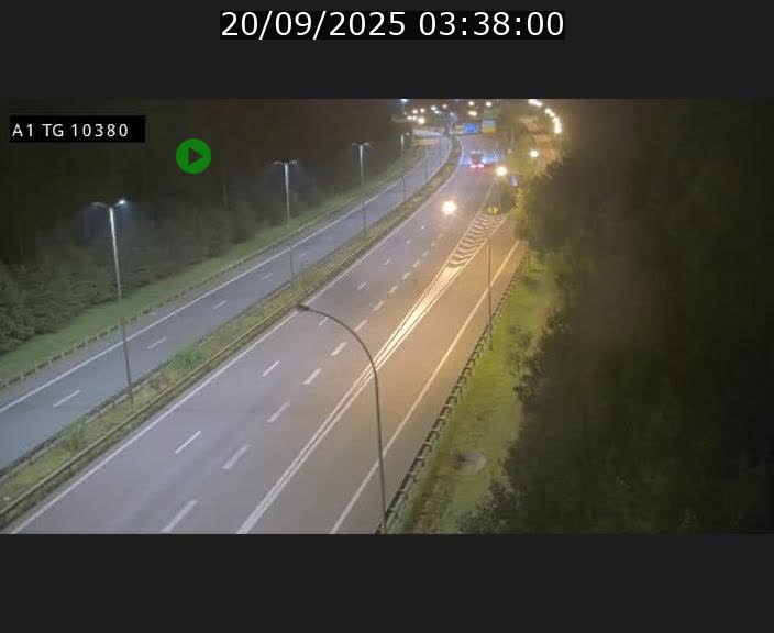 Traffic live webcam Luxembourg Senningerberg - A1 direction Luxembourg Kirchberg - BK 10.3