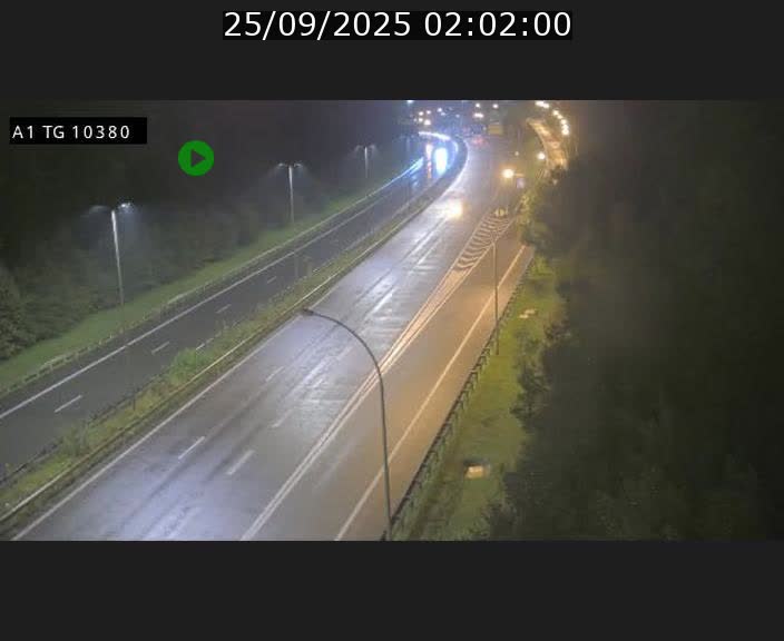 Traffic live webcam Luxembourg Senningerberg - A1 direction Luxembourg Kirchberg - BK 10.3