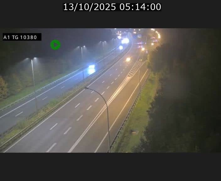 Traffic live webcam Luxembourg Senningerberg - A1 direction Luxembourg Kirchberg - BK 10.3