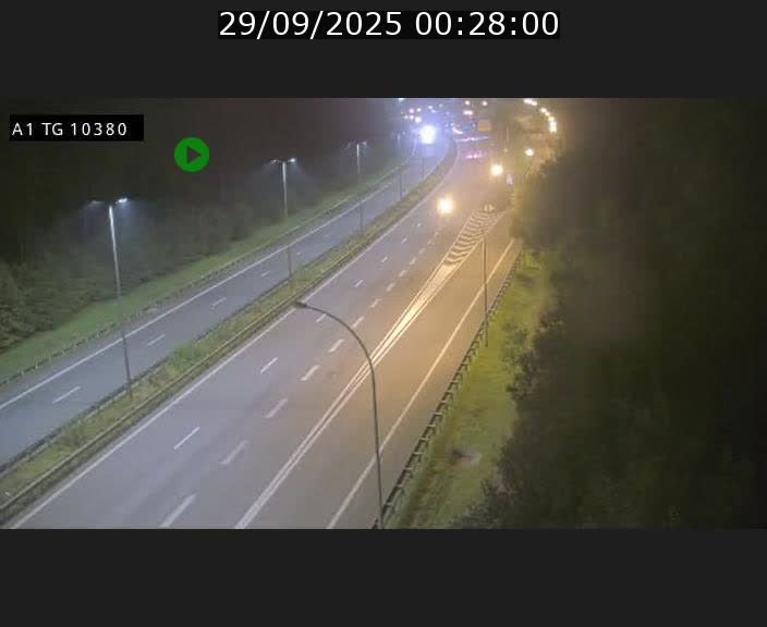 Traffic live webcam Luxembourg Senningerberg - A1 direction Luxembourg Kirchberg - BK 10.3