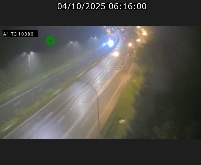 Traffic live webcam Luxembourg Senningerberg - A1 direction Luxembourg Kirchberg - BK 10.3