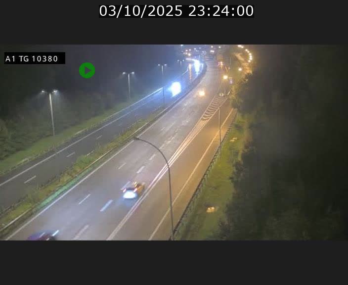 Traffic live webcam Luxembourg Senningerberg - A1 direction Luxembourg Kirchberg - BK 10.3