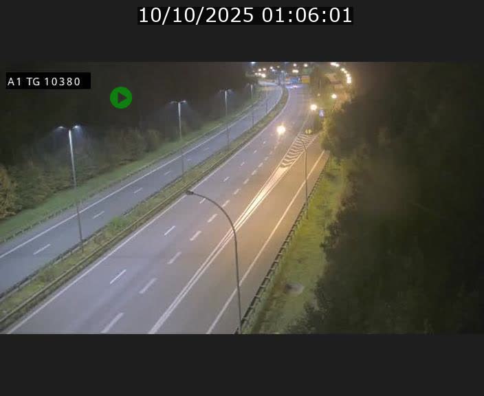 Traffic live webcam Luxembourg Senningerberg - A1 direction Luxembourg Kirchberg - BK 10.3