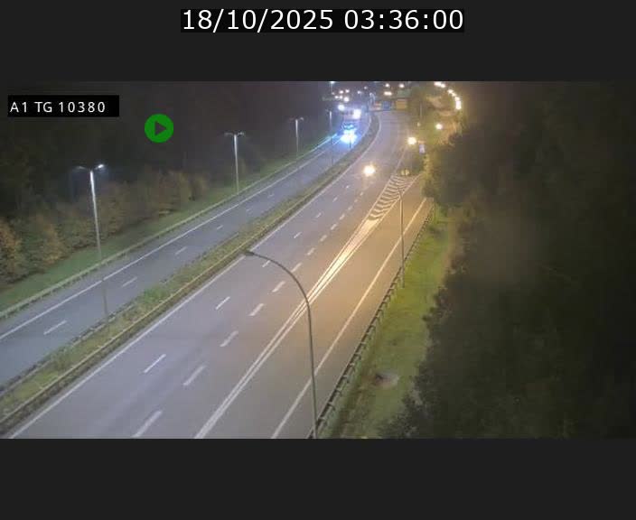 Traffic live webcam Luxembourg Senningerberg - A1 direction Luxembourg Kirchberg - BK 10.3