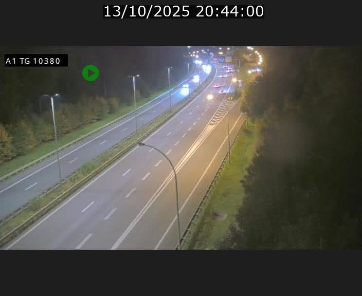 Traffic live webcam Luxembourg Senningerberg - A1 direction Luxembourg Kirchberg - BK 10.3