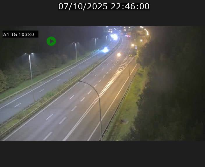 Traffic live webcam Luxembourg Senningerberg - A1 direction Luxembourg Kirchberg - BK 10.3