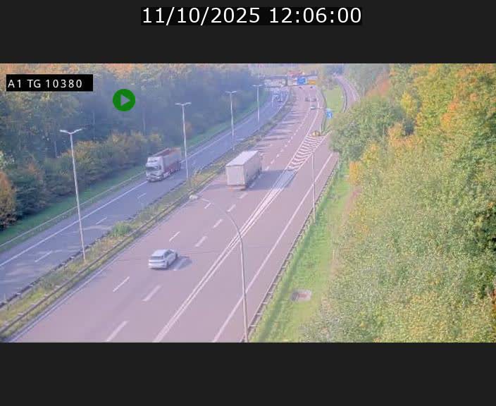 Traffic live webcam Luxembourg Senningerberg - A1 direction Luxembourg Kirchberg - BK 10.3