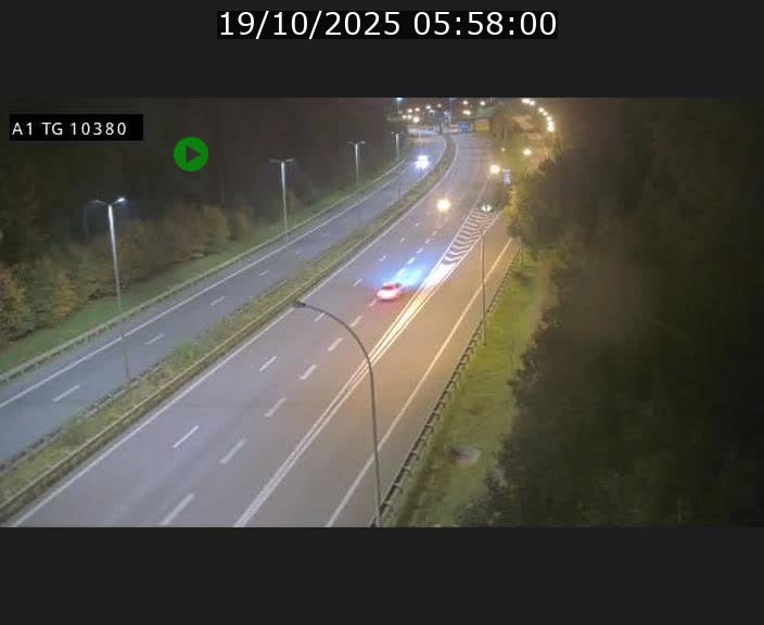 Traffic live webcam Luxembourg Senningerberg - A1 direction Luxembourg Kirchberg - BK 10.3