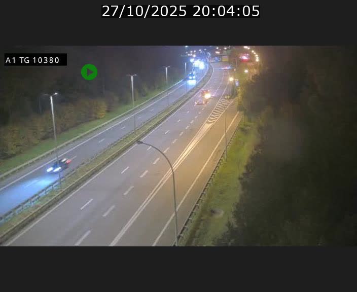 Traffic live webcam Luxembourg Senningerberg - A1 direction Luxembourg Kirchberg - BK 10.3