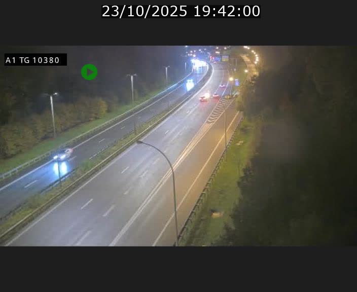 Traffic live webcam Luxembourg Senningerberg - A1 direction Luxembourg Kirchberg - BK 10.3
