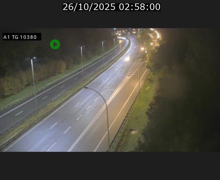 Traffic live webcam Luxembourg Senningerberg - A1 direction Luxembourg Kirchberg - BK 10.3
