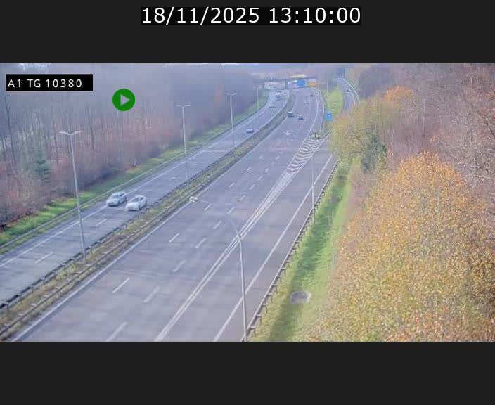 <h2>Traffic live webcam Luxembourg Senningerberg - A1 direction Luxembourg Kirchberg - BK 10.3</h2>