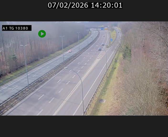 <h2>Traffic live webcam Luxembourg Senningerberg - A1 direction Luxembourg Kirchberg - BK 10.3</h2>
