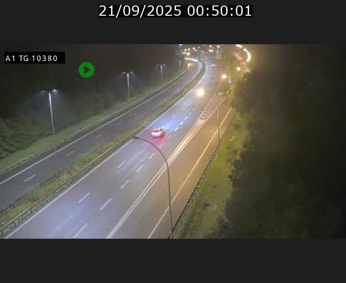 Traffic live webcam Luxembourg Senningerberg - A1 direction Luxembourg Kirchberg - BK 10.3