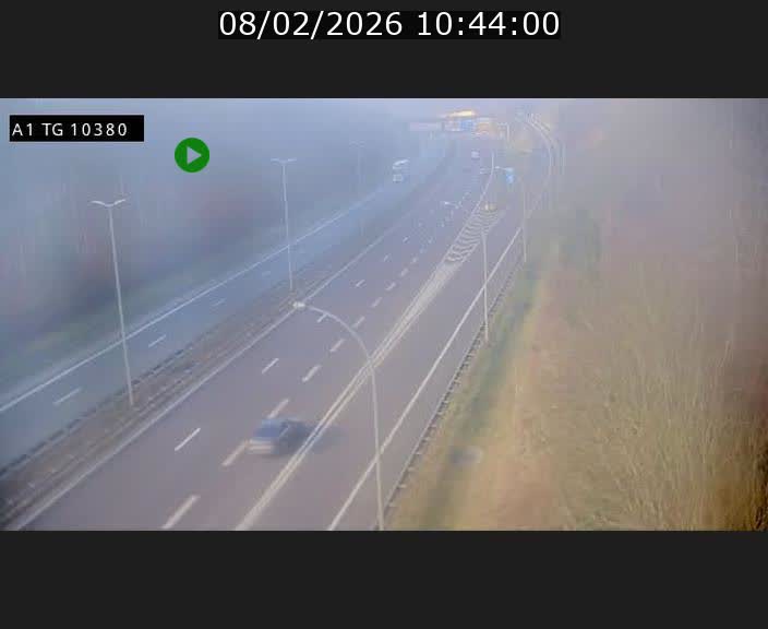 Traffic live webcam Luxembourg Senningerberg - A1 direction Luxembourg Kirchberg - BK 10.3