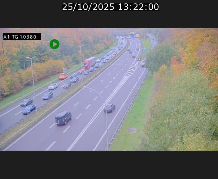 <h2>Traffic live webcam Luxembourg Senningerberg - A1 direction Luxembourg Kirchberg - BK 10.3</h2>