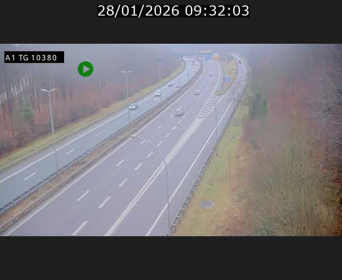 <h2>Traffic live webcam Luxembourg Senningerberg - A1 direction Luxembourg Kirchberg - BK 10.3</h2>