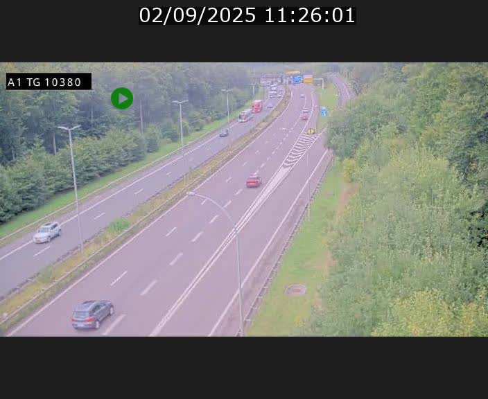 <h2>Traffic live webcam Luxembourg Senningerberg - A1 direction Luxembourg Kirchberg - BK 10.3</h2>