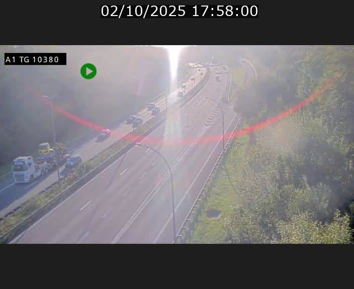 <h2>Traffic live webcam Luxembourg Senningerberg - A1 direction Luxembourg Kirchberg - BK 10.3</h2>