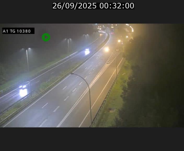 Traffic live webcam Luxembourg Senningerberg - A1 direction Luxembourg Kirchberg - BK 10.3