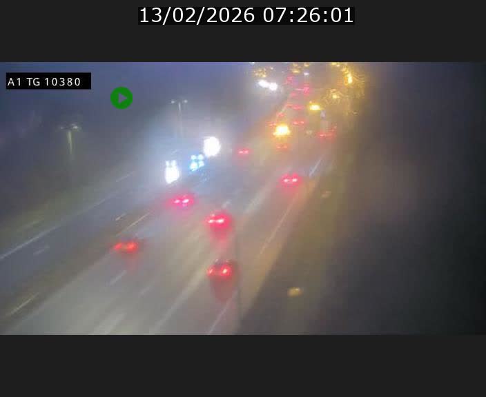 <h2>Traffic live webcam Luxembourg Senningerberg - A1 direction Luxembourg Kirchberg - BK 10.3</h2>