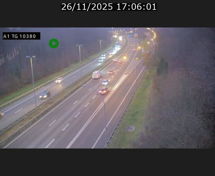 <h2>Traffic live webcam Luxembourg Senningerberg - A1 direction Luxembourg Kirchberg - BK 10.3</h2>