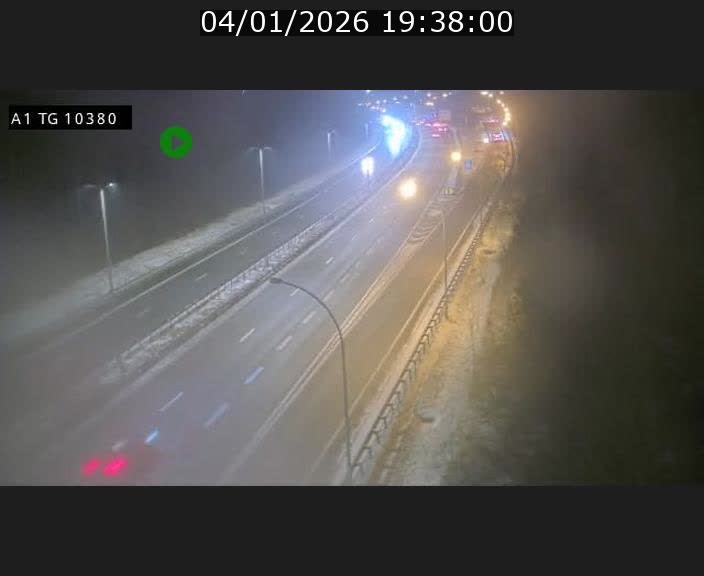Traffic live webcam Luxembourg Senningerberg - A1 direction Luxembourg Kirchberg - BK 10.3