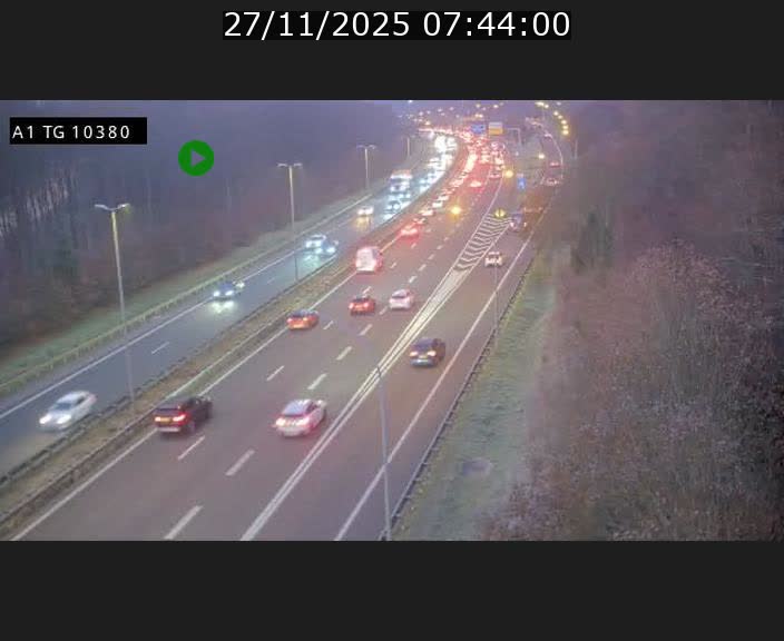 <h2>Traffic live webcam Luxembourg Senningerberg - A1 direction Luxembourg Kirchberg - BK 10.3</h2>