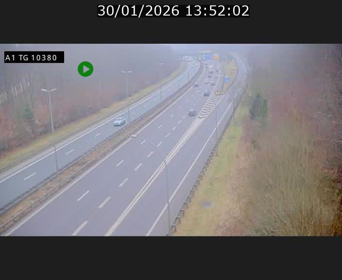 <h2>Traffic live webcam Luxembourg Senningerberg - A1 direction Luxembourg Kirchberg - BK 10.3</h2>