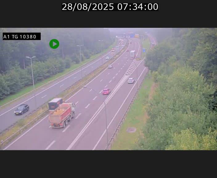 <h2>Traffic live webcam Luxembourg Senningerberg - A1 direction Luxembourg Kirchberg - BK 10.3</h2>