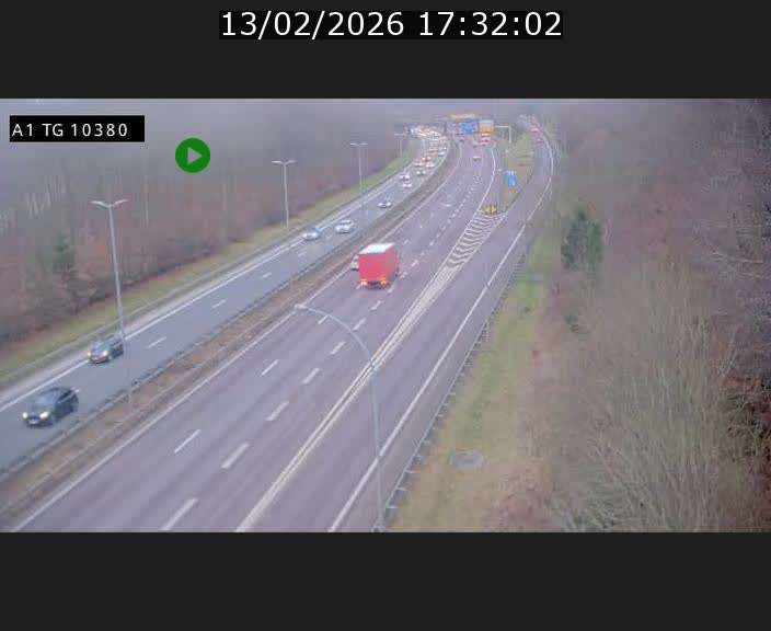 <h2>Traffic live webcam Luxembourg Senningerberg - A1 direction Luxembourg Kirchberg - BK 10.3</h2>