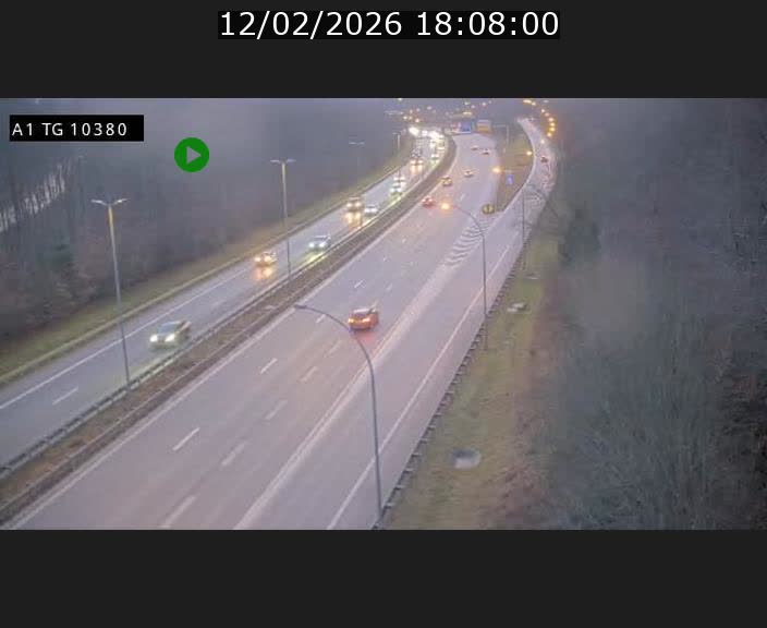 <h2>Traffic live webcam Luxembourg Senningerberg - A1 direction Luxembourg Kirchberg - BK 10.3</h2>