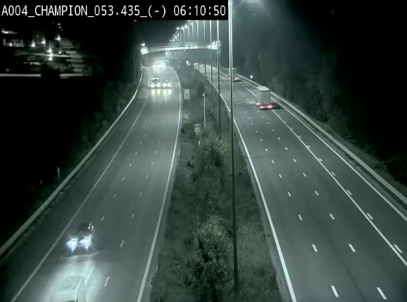 <h2>Webcam E411 à Champion, à proximité de Namur. Vue orientée vers Bruxelles</h2>