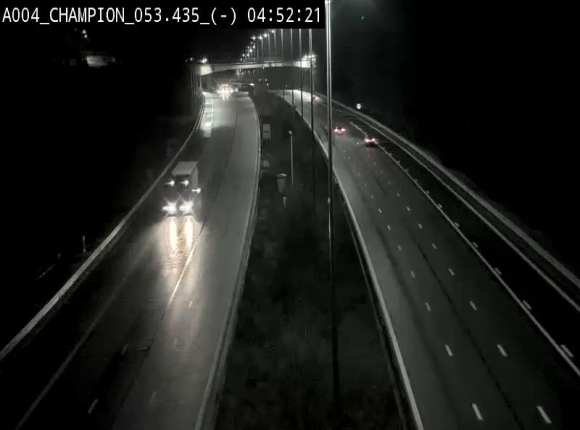 <h2>Webcam E411 à Champion, à proximité de Namur. Vue orientée vers Bruxelles</h2>