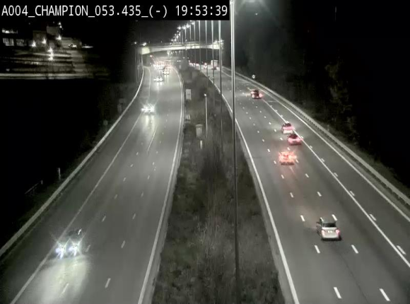 <h2>Webcam E411 à Champion, à proximité de Namur. Vue orientée vers Bruxelles</h2>