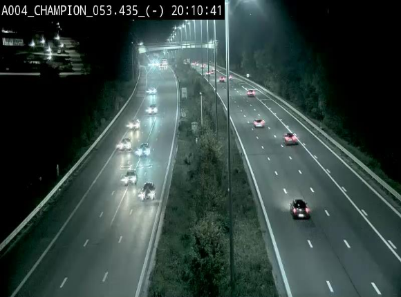 <h2>Webcam E411 à Champion, à proximité de Namur. Vue orientée vers Bruxelles</h2>