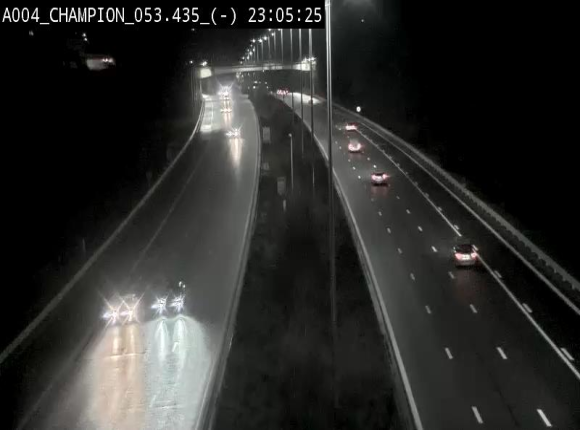 <h2>Webcam E411 à Champion, à proximité de Namur. Vue orientée vers Bruxelles</h2>