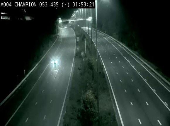 <h2>Webcam E411 à Champion, à proximité de Namur. Vue orientée vers Bruxelles</h2>