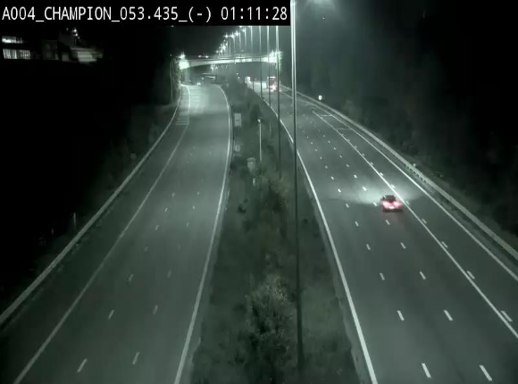 <h2>Webcam E411 à Champion, à proximité de Namur. Vue orientée vers Bruxelles</h2>