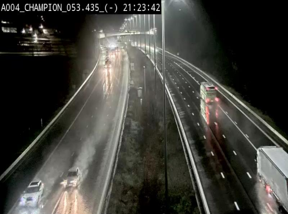 <h2>Webcam E411 à Champion, à proximité de Namur. Vue orientée vers Bruxelles</h2>