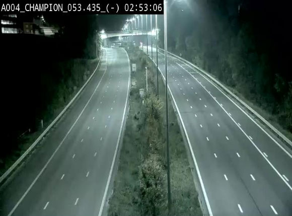 <h2>Webcam E411 à Champion, à proximité de Namur. Vue orientée vers Bruxelles</h2>