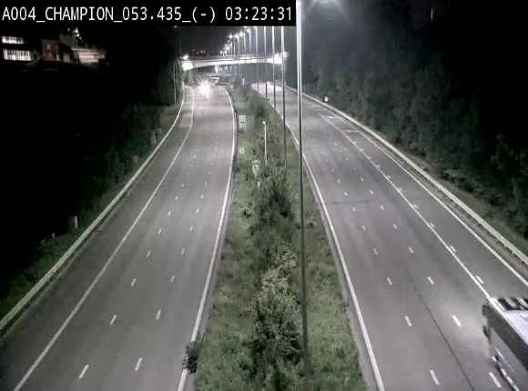<h2>Webcam E411 à Champion, à proximité de Namur. Vue orientée vers Bruxelles</h2>